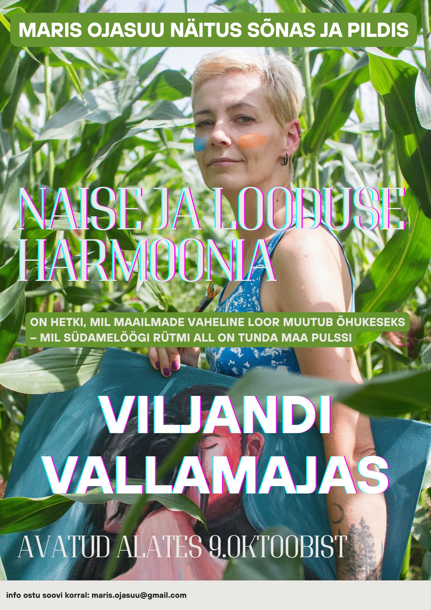Maris Ojasuu näituse kuulutus