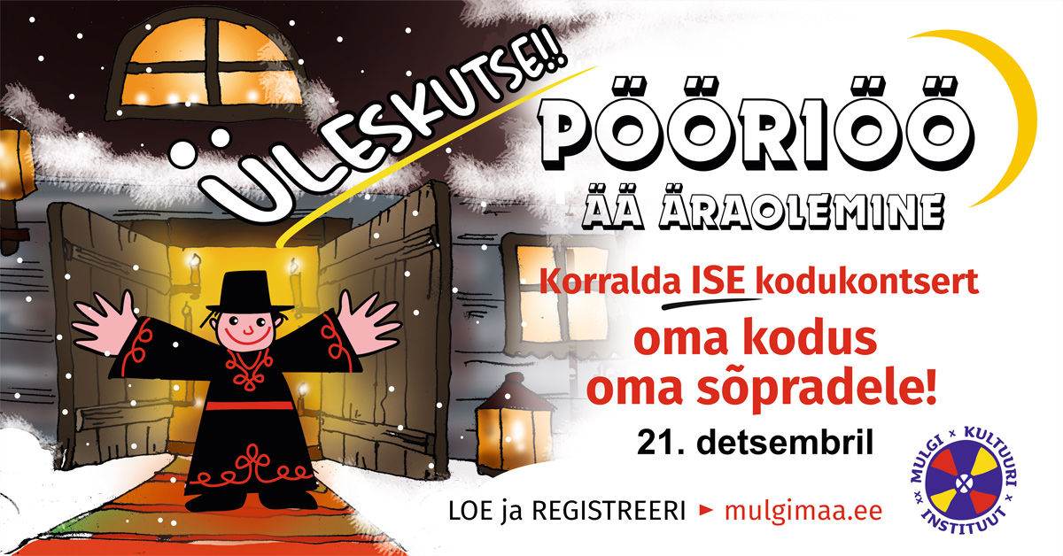 Pööriöö üleskutse kujundatud bänner