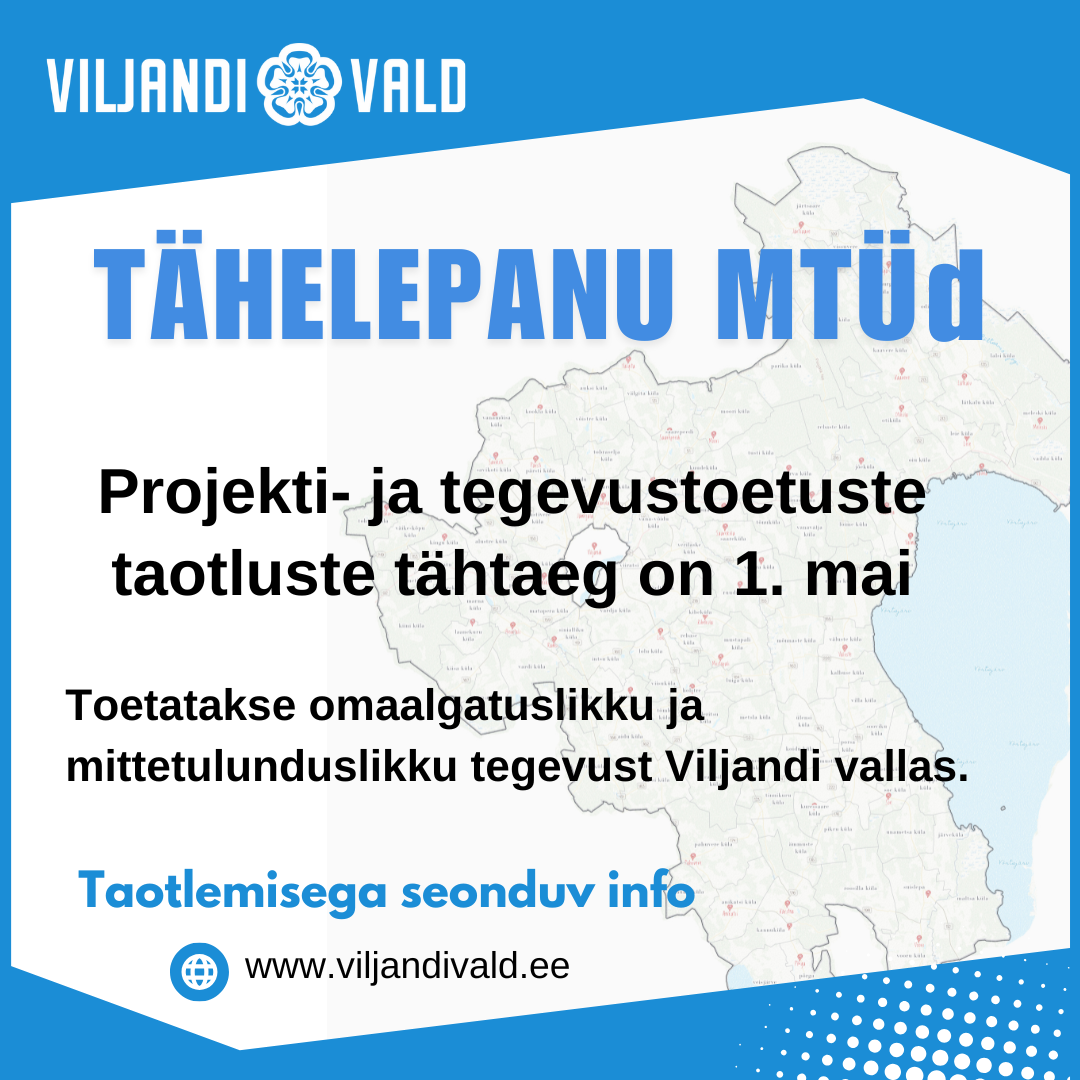 MTÜde toetuste poster