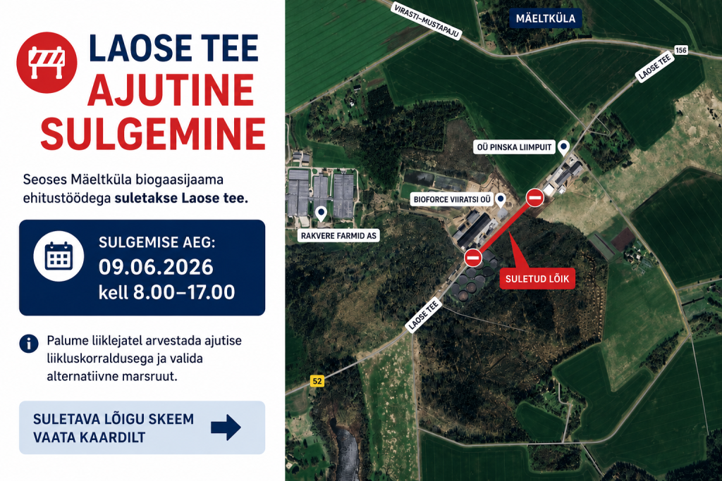 Laose tee sulgemine kujundatud bänner