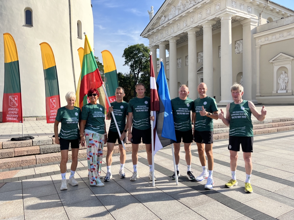 Balti keti teatejooksu delegatsioon Vilniuses